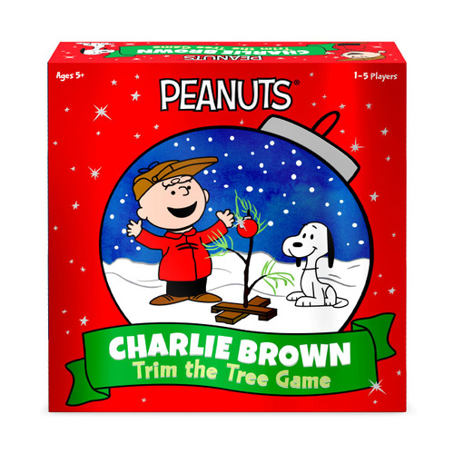 Funko Peanuts Charlie Brown Trim The Tree Cooperative Game for 1-5 Players Ages 5 and Up