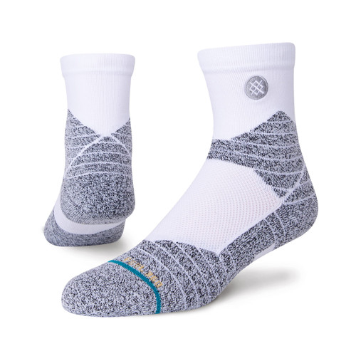 Stance Icon Sport Quarter White MD (US Men's Shoe 6-8.5, Women's Shoe 8-10.5)