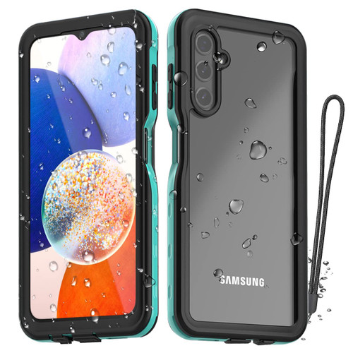 AICase for Samsung Galaxy A14 5G case Waterproof, Clear Water Proof Shockproof Dustproof Snowproof Full Body Rugged Transparent Underwater Phone Case for Galaxy A14 5G Built-in Screen Protector