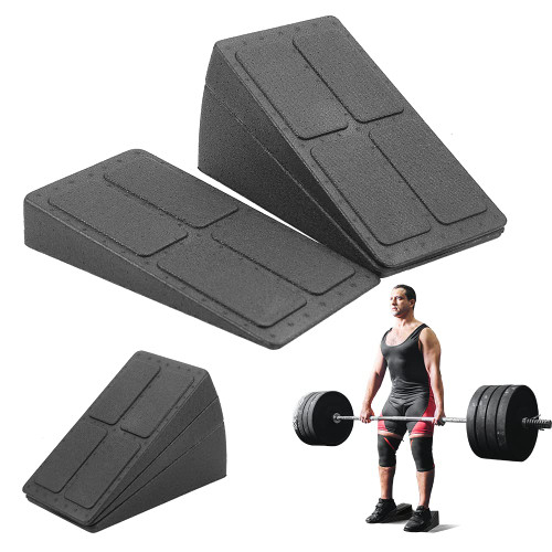 Non Slip Slant Board with 5 Adjustable Angles, EPP Yoga Foam Squat Wedge Block Calf Stretching Board Foot Stretcher Incline Board for Plantar Fasciitis Physical Therapy, Home Exercise and Weightlifting