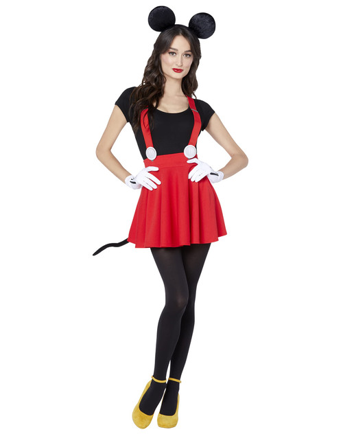 Spirit Halloween Mickey and Friends Adult Mickey Mouse Costume Kit | Officially Licensed | Disney | Couple Costume