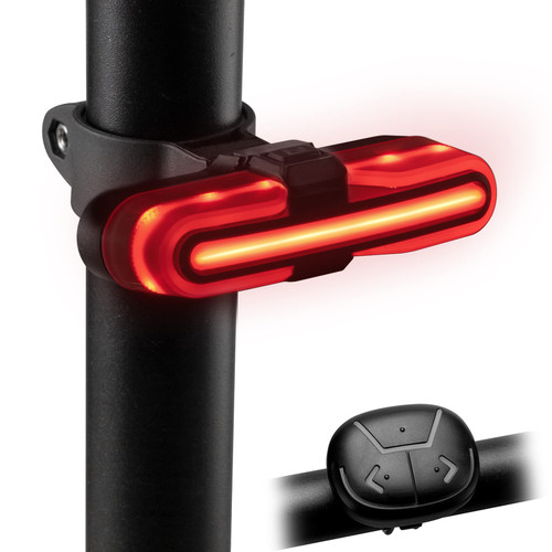 ROCKBROS Smart Bike Tail Light with Turn Signals & Automatic Brake Light Wireless Remote Control Bike Rear Light Back USB Rechargeable Safety Warning Cycling Light Fits on Any Bicycle ROCKBROS Smart Bike Tail Light with Turn Signals & Automatic Brake Light Wireless Remote Control Bike Rear Light Back USB Rechargeable Safety Warning Cycling Light Fits on Any Bicycle