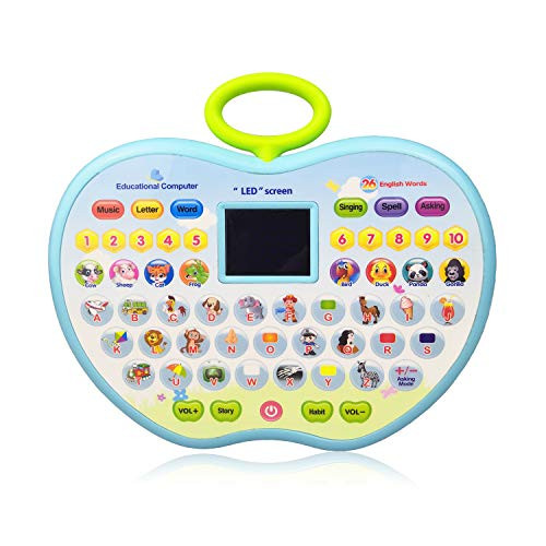 Learning Toys for 2 Year Old Girl, Educational Toys for 1-3 Year Olds Boys Girl Kid Computer Toys for 4 Year Olds Girl Toy Gift Age 1-4 Boy Children Toy for 12-24 Months Toddler Girl Tablet Toys