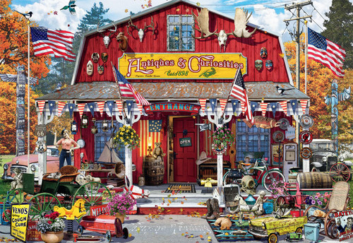 Buffalo Games - Roadside Antiques - 2000 Piece Jigsaw Puzzle Buffalo Games - Roadside Antiques - 2000 Piece Jigsaw Puzzle
