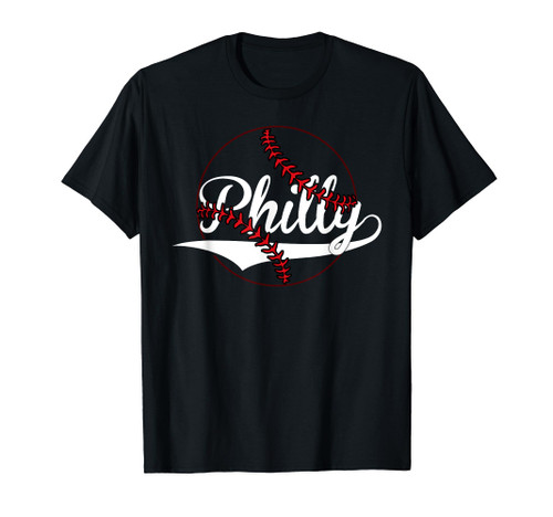 Philly Vintage Baseball Lovers Baseball Fans T-Shirt