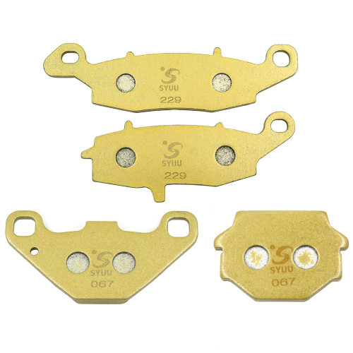 HTTMT Brake Pads Compatible with Kawasaki KLR650 KLR 650 C1-C10 1995-2004 Front Rear