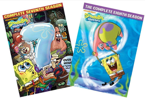 SpongeBob SquarePants: The Complete Seventh & Eighth Seasons 2-Pack DVD Collection (Season 7 and 8) [Sponge Bob Square Pants]