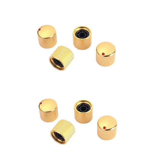 ERINGOGO 8 PCS Set Gold knobs Electric Guitar knobs bass knob Volume knob bass Control knob bass Guitar knobs