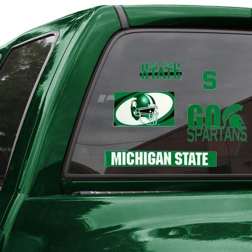 Michigan State Spartans Official NCAA 11 inch x 17 inch MultiUse Car Decal by Wincraft 006424