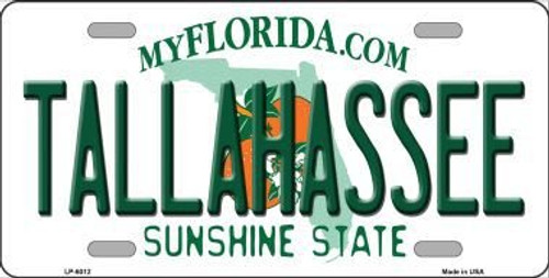 Smart Blonde Tallahassee Florida Novelty Metal License Plate LP-6012