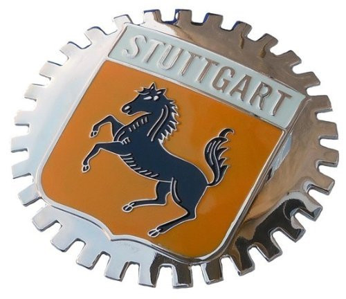 Stuttgart Germany car Grille Badge