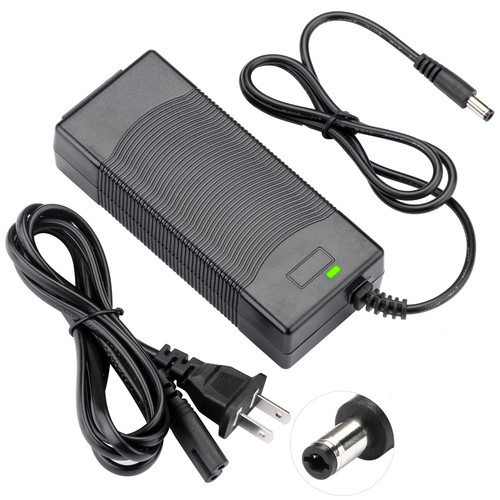AMPOWSURE 42V 2A Charger 1 Prong for 36V Lithium Ebike Escooter Compatible with Gotrax and All Brands' Electric Bike Scooter 5.5mm Plug AMPOWSURE 42V 2A Charger 1 Prong for 36V Lithium Ebike Escooter Compatible with Gotrax and All Brands' Electric Bike Scooter 5.5mm Plug