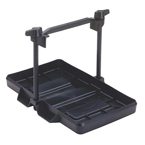 AMRA-9091-5 * Attwood Battery Tray With Adjustable Hold Downs - Group 27 Series Battery