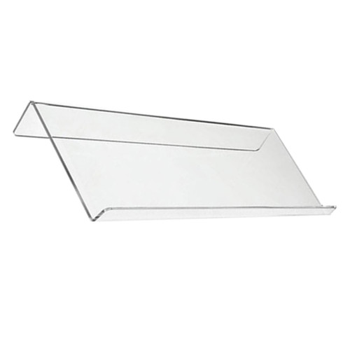 Acrylic Display Risers 2pcs Clear Computer Degree Riser Acrylic Tilted Ergonomic Holder Keyboard Tray Elevated Stand Supply Acrylic Trays for Display