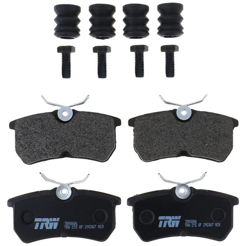TRW Pro TRM0886 Disc Brake Pad Set For Ford Focus 2001-2007, Rear, And Other Applications