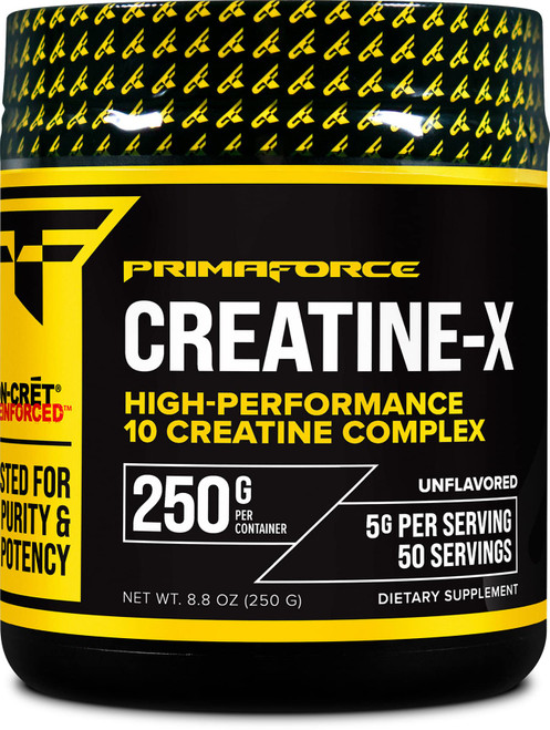 Primaforce Creatine-X 250 Grams - High-Performance 10 Creatine Complex - Unflavored