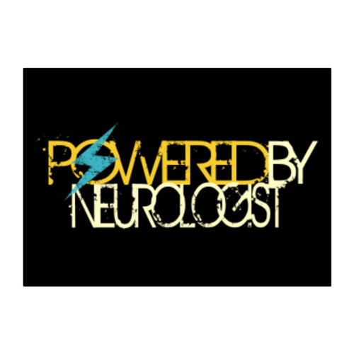 Teeburon Powered by Neurologist Lightning Sticker Pack x4 6"x4"