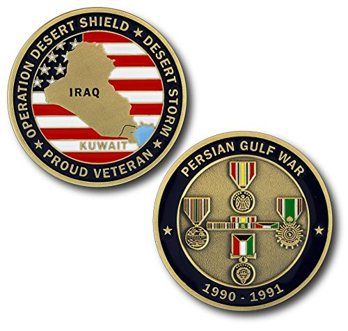 Persian Gulf War / Desert Storm Veteran Challenge Coin