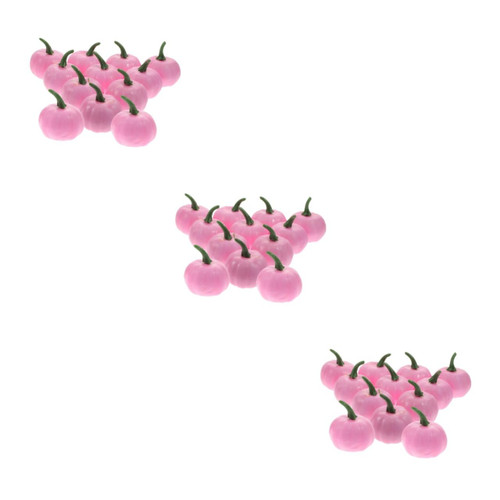BESTOYARD 36 pcs Artificial Pumpkin Mini Pumpkins Lifelike Pumpkins Small Pink Pumpkins Decorations Decorative Pumpkins Simulation Pumpkin Decor Pink Fall Decor Little Pumpkin Foam Autumn