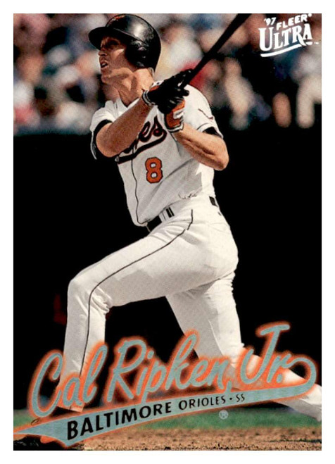 1997 Ultra #11 Cal Ripken Jr. Baltimore Orioles Baseball Cards EX/NM Baseball Card