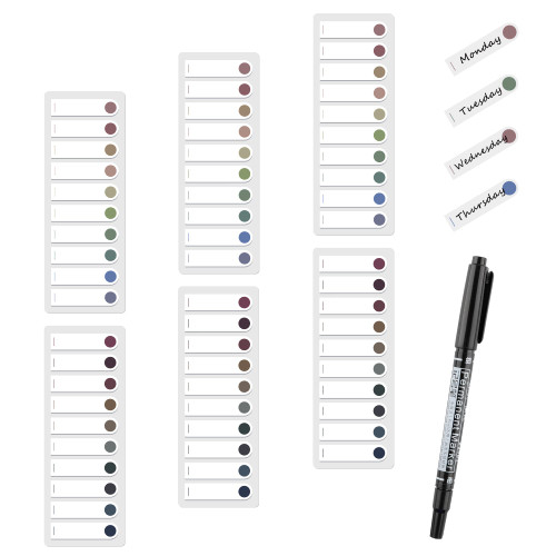 1200 Pcs Page Markers Sticky Index Tabs, Annotation Tabs, NEWKITS Transparent Sticky Notes Book Page Tabs Index Tabs, Writable and Repositionable Flag Tabs Stickers for Book Markers?dots?