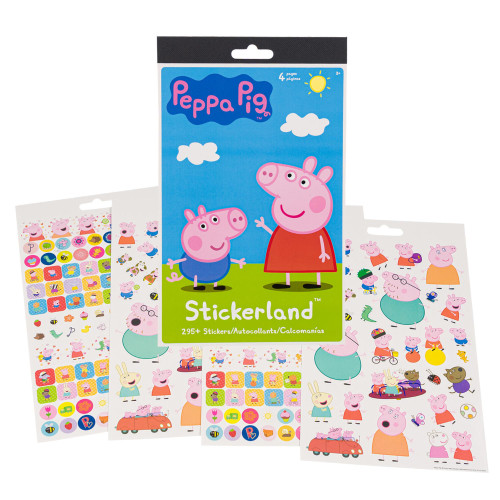 Trends Inter. Peppa Pig -Stickers stickerland 4 Sheets