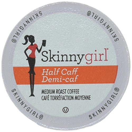 Skinnygirl Half Caff coffee Single Serve Cups for Keurig K Cup Brewers, 24 Count