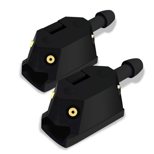 Front Windshield Washer Nozzles, Windshield Washer Nozzle Replacement, Windshield Wiper Washer Water Spray Jet, Universal Car Front Hood Windshield Wiper Nozzle