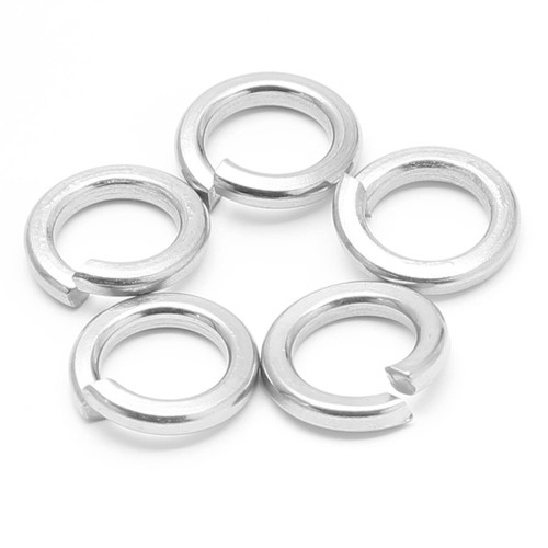 Waziaqoc M10 Split Lock Washer, 100PCS Elastic Gasket 304 Stainless Steel Spring Lock
