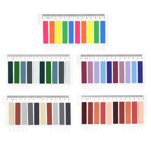 1000 Pcs Sticky Tabs for Annotating Books, Book Tabs Book Flags Sticky Page Markers Flags Tabs Clear Sticky Notes Post Stick It Tabs Repositionable Annotation Tabs Page Tabs Morandi Sticky Index Tabs