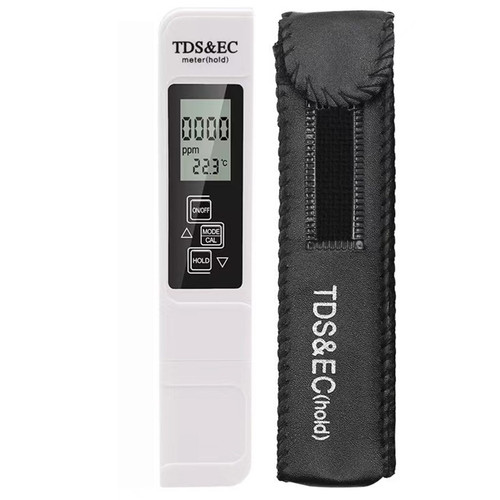 TDS Meter Digital Water Tester, Tuefuzy TDS Tester 3-in-1 TDS Temperature and EC Meter, Ultrahigh Accuracy Water Quality Meter ppm Meter for Drinking Water, Aquariums, etc