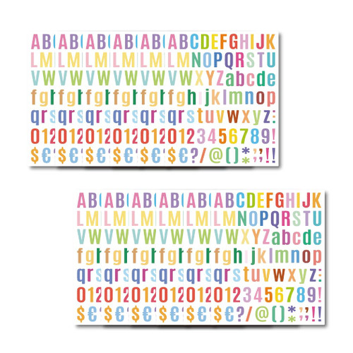 972 Pieces 12 Sheets Letter Alphabet Stickers,Self Adhesive Vinyl Waterproof Mailbox Numbers Stickers,DIY Crafts Art Making, Decals Number Stickers for Mailbox,Door,Window,Address Number(1 Inch)