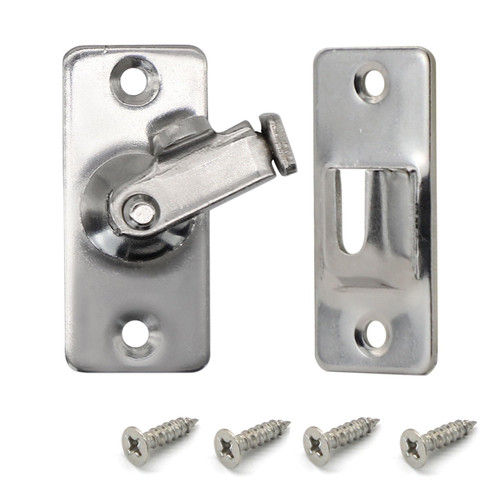 Dohia 90 Degree Door Lock Stainless Steel Canggu Door Lock Safety Right Angle Lock Sliding Screen Door Latch Latch Door Lock D2-BXGMK