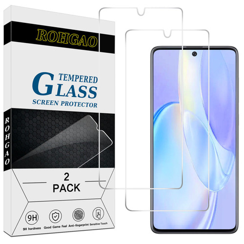 ROHGAO 2 Pack Screen Protector For Samsung Galaxy A71 4G, Galaxy A71 5G, Galaxy A71 5G UW Tempered Glass, Touch Sensitive, Case Friendly, Bubble Free, Anti Scratch