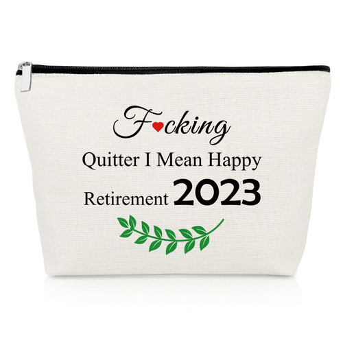 Happy Retirement Gifts from Boss Makeup Bag Farewell Gifts for Coworkers Going Away Gift for Friend Employee Colleague Cosmetic Bag Funny Goodbye Gifts for Coworkers Leaving Gift Travel Cosmetic Pouch Happy Retirement Gifts from Boss Makeup Bag Farewell Gifts for Coworkers Going Away Gift for Friend Employee Colleague Cosmetic Bag Funny Goodbye Gifts for Coworkers Leaving Gift Travel Cosmetic Pouch