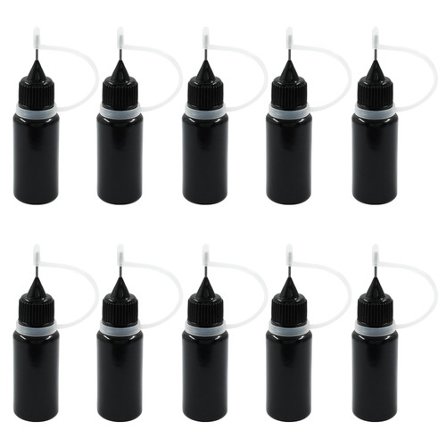Piutouyar 10ml Black Precision Tip Applicator Bottle, 10 Pcs Fine Tip Applicator Metal Needle Tip Squeeze Bottle Plastic Bottle Glue Applicator Bottles for DIY Crafts Acrylic Painting Piutouyar 10ml Black Precision Tip Applicator Bottle, 10 Pcs Fine Tip Applicator Metal Needle Tip Squeeze Bottle Plastic Bottle Glue Applicator Bottles for DIY Crafts Acrylic Painting