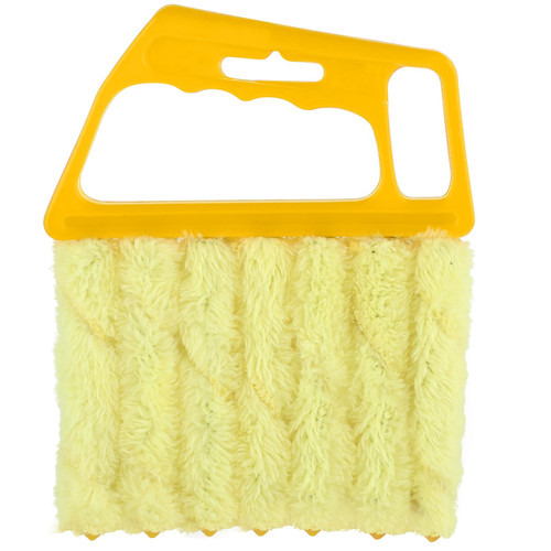 WLLHYF Blind Cleaner Duster Tool, 2Pcs Window Venetian 7 Finger Dusting Cleaner Tool Washable Hand-Held Blind Duster Brush for Wood Blinds Dust Dirt Window & Air Conditioner (Yellow) WLLHYF Blind Cleaner Duster Tool, 2Pcs Window Venetian 7 Finger Dusting Cleaner Tool Washable Hand-Held Blind Duster Brush for Wood Blinds Dust Dirt Window & Air Conditioner (Yellow)