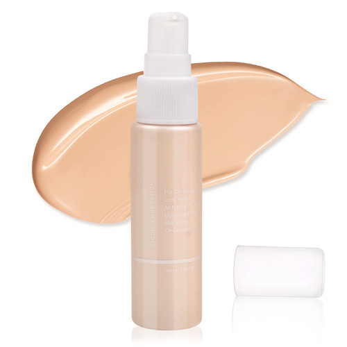 Boobeen Liquid Foundation Concealer Full Coverage Base Foundation Flawless Foundation Corrector, Longwear, Skin Brightener & Contour