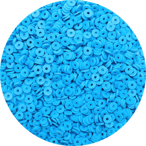 IOOLEEM 2000+pcs Blue Clay Beads, Polymer Clay Beads for Bracelets Making, Clay Beads for Jewelry Making, Clay Beads for Crafts, Bracelet Beads.