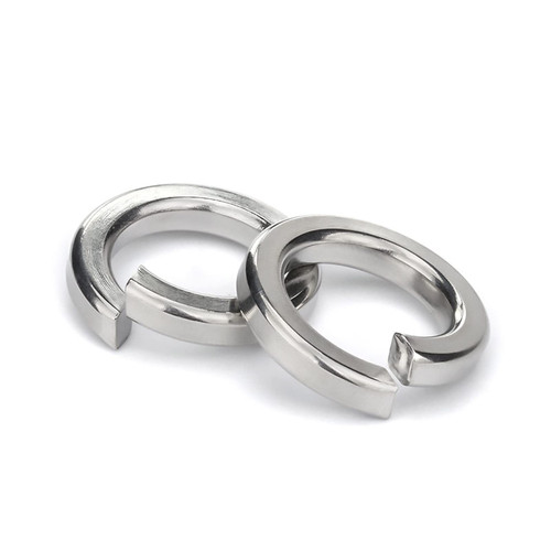 M6 Split Lock Washer, 18-8 (304) Stainless Steel Spring Lock Washer Elastic Gasket 100PCS