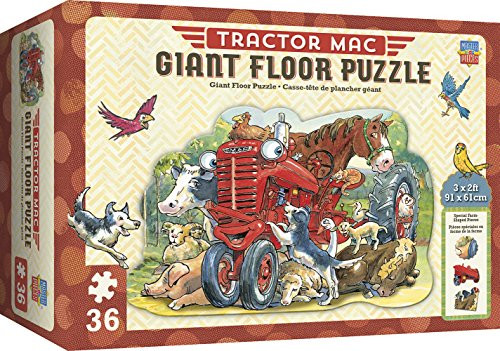 MasterPieces Tractor Mac Giant Shaped Floor Puzzle, 36-Piece