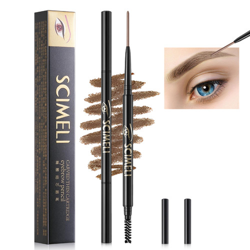 Eyebrow Pencil,2PCS Micro Waterproof Brow Pencil with Spoolie Brush,Professional Long-Lasting Retractable Eyebrow Pencil,1.5mm Ultra-Fine Tip Eye Brow Pencils for Women.(#2 Soft Brown 2Pcs) Eyebrow Pencil,2PCS Micro Waterproof Brow Pencil with Spoolie Brush,Professional Long-Lasting Retractable Eyebrow Pencil,1.5mm Ultra-Fine Tip Eye Brow Pencils for Women.(#2 Soft Brown 2Pcs)