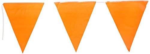 Indoor/Outdoor Pennant Banner (orange) Party Accessory  (1 count) (1/Pkg)