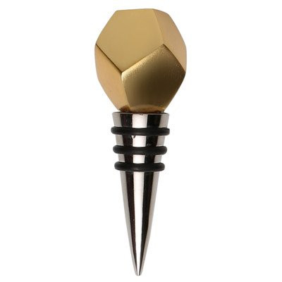 Thirstystone NCH083 Old Hollywood Nugget Bottle Stopper, Gold