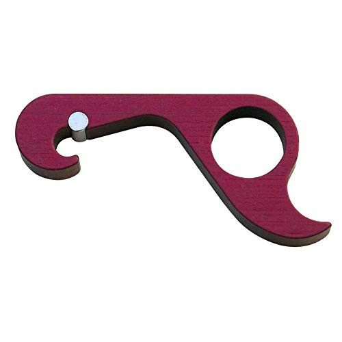 GrabOpener: One Handed Grab Opener for Bottles (Aluminum, Red)