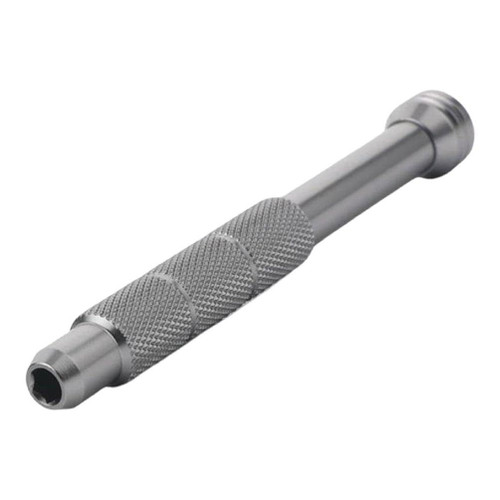 Magnetic Screwdriver Handle Holder Aluminium Alloy Repair Hand Tool Fit For 4mm Hexagon Bits Durable Electronics Repair Hand Tools For Electronics Repair Screws And Fixtures Quick And Easy Bit Holder