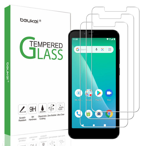 beukei (3 Pack) Compatible for SCHOK VOLT SV55 Screen Protector Tempered Glass, Touch Sensitive,Case Friendly, 9H Hardness?Screen Protector for Schok Volt SV55 SV55216