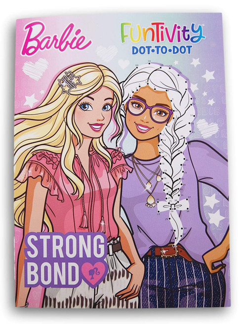 Barbie Coloring and Activity Book for Girls - with Dot to Dot Fun! - 80 Pages
