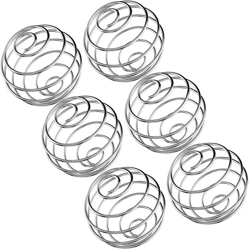 Onkuly 6 Pcs Shaker Balls Replacement Shaker Bottle Ball 2.1 inch Stainless Steel Mixing Balls for Protein Shaker, Drinking Bottle