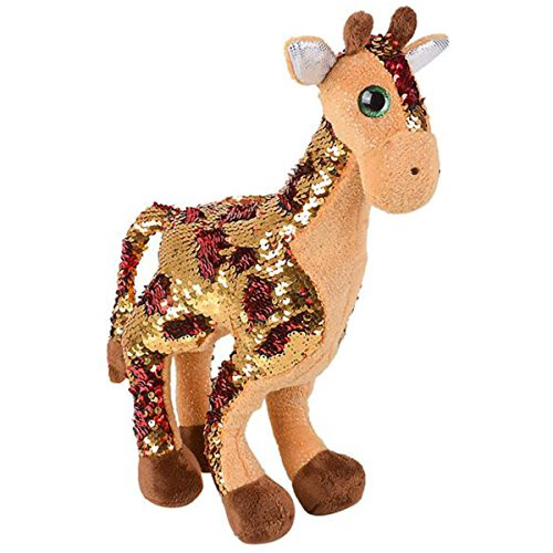 Adventure Planet Reversible Mermaid Sequins Giraffe 15" Plush